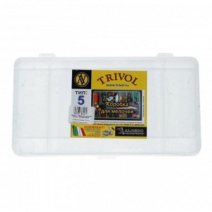 "Тривол" Коробка для мелочей №5 пластик 21 x 11 x 5 см прозрачный