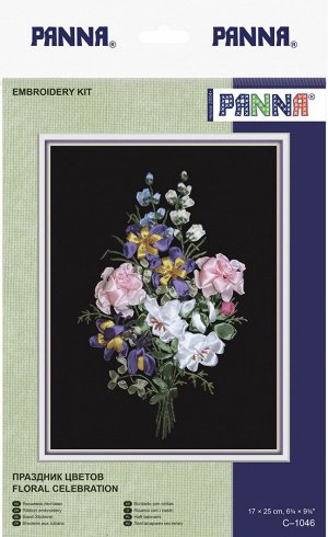 Набор для вышивания "PANNA" C-1046 "Праздник цветов" 17 х 25 см