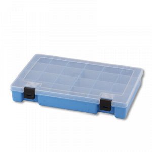 "Тривол" Коробка для мелочей №7 пластик 27.5 x 18.8 x 4.5 см голубой