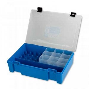 "Тривол" Коробка для мелочей №8 пластик 27.4 x 18.8 x 6.5 см голубой