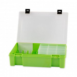 "Тривол" Коробка для мелочей №8 пластик 27.4 x 18.8 x 6.5 см салатовый