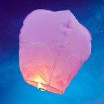 Небесный фонарик Конус розовый (3 штуки)