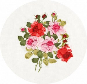 Набор для вышивания "PANNA" C-1181 "Красота роз" 18 х 21 см