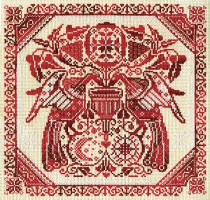 Набор для вышивания "PANNA" O-1142 "Славянский орнамент" 26.5 х 25.5 см