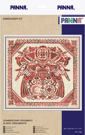 Набор для вышивания "PANNA" O-1142 "Славянский орнамент" 26.5 х 25.5 см