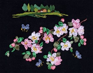 Набор для вышивания "PANNA" PS-1081 "Яблоневый цвет" 30 х 30 см