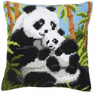 Набор для вышивания "VERVACO" PN-0008513 "Панда семья" 40 х 40 см