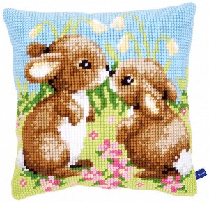 Набор для вышивания "VERVACO" PN-0021437 "Маленькие кролики" 40 х 40 см