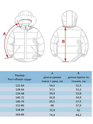 Куртка Российский размер: 122 | 128 | 134
Артикул поставщика: 520-23в-164-84-2-01
Сезон: Осень, Весна
Год: 2023
Страна: Россия
Утеплитель: 100 гр
Ткань верха: мембрана
Подклад: микрофлис

Стильная к