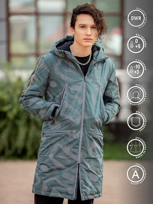 Парка. Цвет: Темно-зеленый