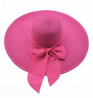 Шляпа женская ярко-розовая