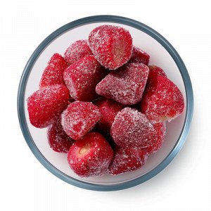 Клубника 0,6кг/12  МЛ прозрачный пакет, шт