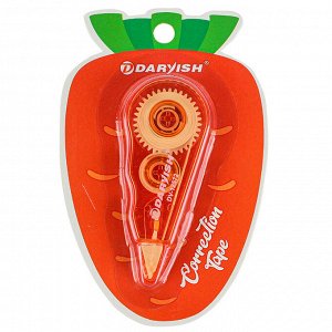 Корректирующая лента в роллере ""Darvish"" 5мм*3м в блистере ""Овощи""