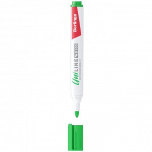 Маркер для белых досок Berlingo ""Uniline WB300"", зеленый, пулевидный, 3мм