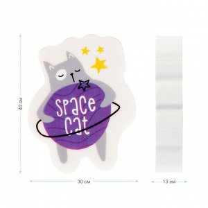Ластик MESHU ""Space Cat"", фигурный, термопластичная резина, 40*30*13мм