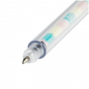Ручка шариковая MESHU ""Ice Cream Rabbit "", синяя, 0,7мм, корпус ассорти