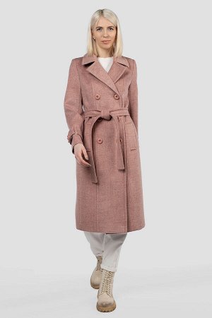 01-11414 Пальто женское демисезонное (пояс)