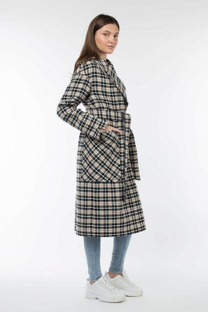01-11404 Пальто женское демисезонное (пояс)