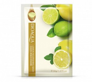 BIOAQUA Маска-салфетка для лица с экстрактом лимона, 30г