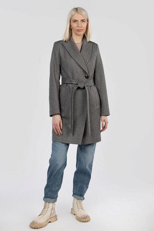 01-11448 Пальто женское демисезонное (пояс)