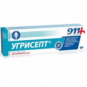 911 Угрисепт гель д/лица 100мл (содержит эфирные масла чайного дерева и лимона, соль цинка, аллантоин,масло расторопши)