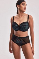 Moon classic трусы с завышенной талией (черный, 46)