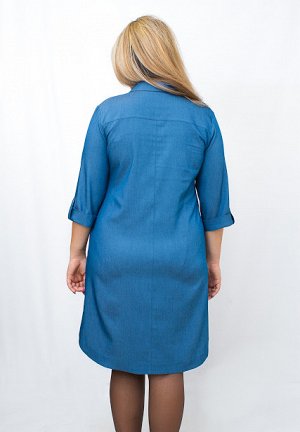 Платье Имидж темно-синий
