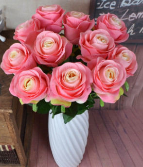 Роза Очень красивая роза. Высота 70 см, высота цветка 8 см, диаметр цветка 10 см.
