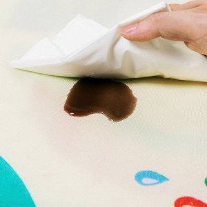 ВЫБОР МАМ! Детский игровой коврик для ползания, для манежа, пола, развивающий, складной, двусторонний, не скользящий, водонепроницаемый, не имеет запаха, гипоаллергенный, толщина 5мм,0+, 120*180*0.5см