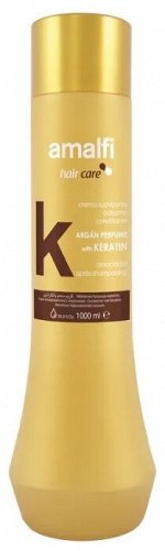 AMALFI Кондиционер с Кератином- Аргановое масло &quot;Keratin Argan&quot;,для вьющихся волос 1000мл