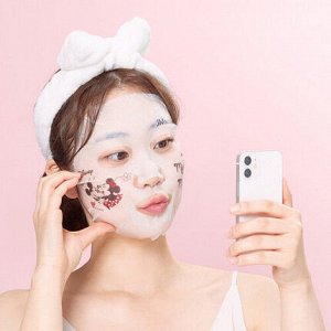 JMsolution Маска тканевая освежающая с шиповником с рисунком – Disney collection selfie vital rosehip mask,30мл