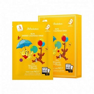 JMsolution Маска тканевая с календулой с рисунком – Disney collection selfie barrier calendula mask, 30мл