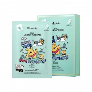 JMsolution Маска тканевая увлажняющая с алоэ с рисунком – Disney collection selfie moisture aloe mask, 30мл