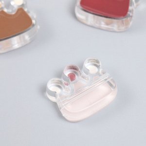 Бусина пластик «Кофейный аромат. Корона», глянец, 2.2x2.5x0.9 см, МИКС