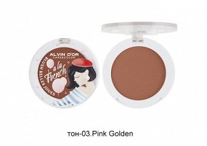 ALVIN D'OR ALF-06 Румяна для лица Blush belles joues (тон 03 - pink golden)