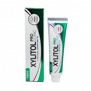 Укрепляющая эмаль зубная паста "Xylitol"/ "Pro Clinic" c экстрактами трав (коробка) 130 г