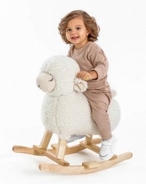 Качалка Овечка AMAROBABY (Dolly), белый, 65х34х60 см.