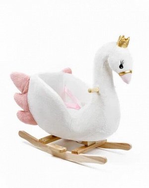 Качалка Лебедь AMAROBABY (Swan), белый, 59х35х66 см.