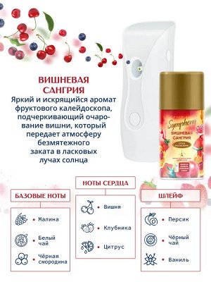 Автоматический освежитель воздуха Prem.250см3 Вишнёвая сангрия (сменный баллон)