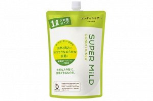 SHISEIDO "Super MiLD" Мягкий кондиционер для волос с ароматом трав (м/у) 1000мл 1/9