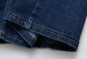 Юбка-миди джинсовая с разрезом, синий