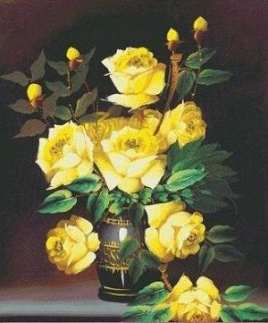 "Желтые розы" набор для выкладывания стразами