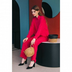 Корзина для хранения LaDо*m «Рика», плетёная, ручной работы, 21*21*15 см, чёрная