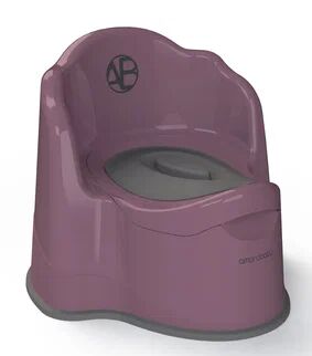 Горшок детский с крышкой AMAROBABY Ergonomic, фиолетовый
