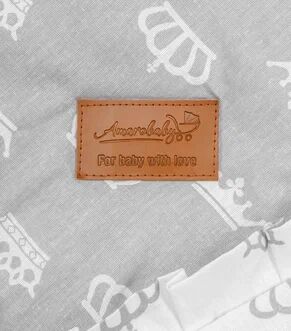 Одеяло на выписку AmaroBaby HAPPY (Серый)