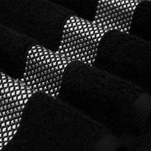 Набор из 2 полотенец в подарочной коробке Petek Crystal цвет: черный (70х130 см - 2 шт)