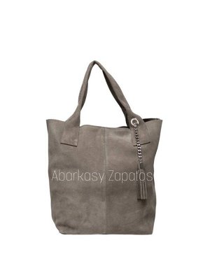 Сумка-шоппер Ab.Zapatos Pelle SHOPPER ser (590) gris