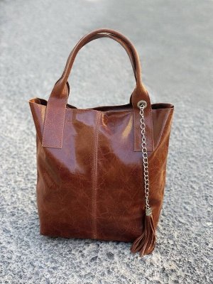 Сумка-шоппер PELLE - Shopper napa RUST