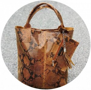 Сумка-шоппер PELLE - Shopper PITON CUERO