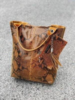Сумка-шоппер PELLE - Shopper PITON CUERO